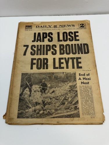 Daily news ww2 newspaper - daily,